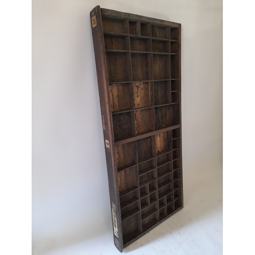 313 - Vintage Printers Block Drawers 85cm x 40cm