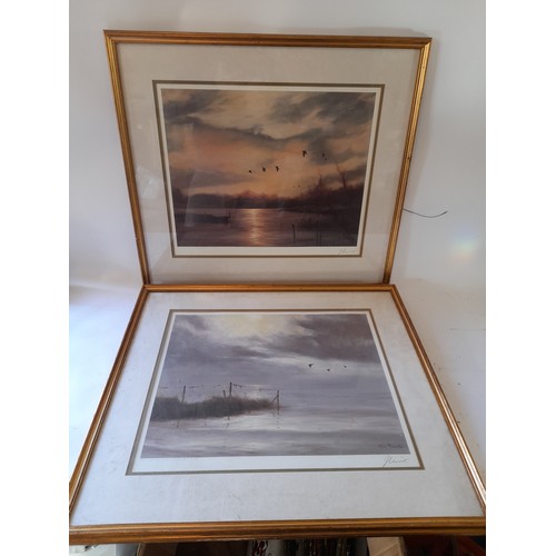 315 - Pair of Ltd Edition framed and Glazed Prints by John Trickett. 66cm x 59cm