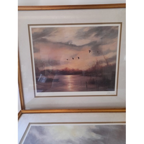 315 - Pair of Ltd Edition framed and Glazed Prints by John Trickett. 66cm x 59cm