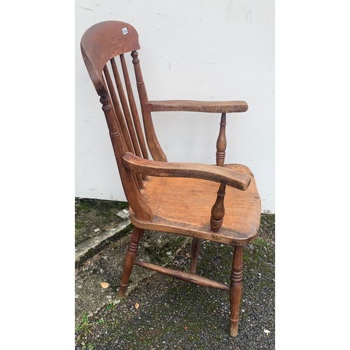 532 - Antique Farmhouse Captains Chair.