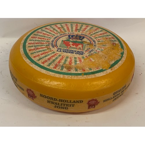 334 - Large Vintage  Advertising plastic Cheese Roundel 35cm diameter.