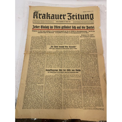 343 - German WW2 1941 News Paper.