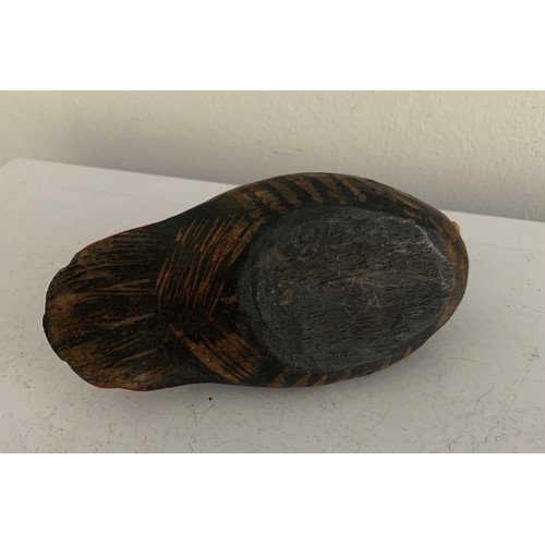 131 - Small Vintage Carved Wooden Decoy Duck
15 cms l x 7 cms h