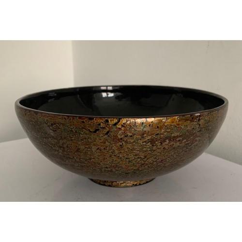 134 - Vintage Paper Mache Decorated Bowl Possibly Oriental Japanese
20 cms diameter x 8 cms h