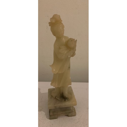 141 - Antique Vintage Oriental Jadeite Statue
16 cms h