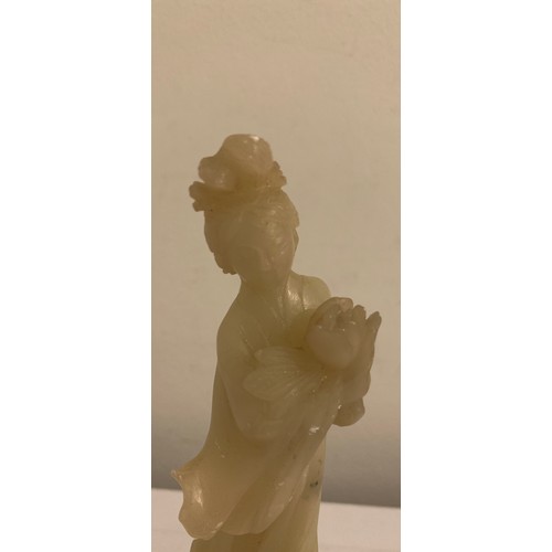 141 - Antique Vintage Oriental Jadeite Statue
16 cms h