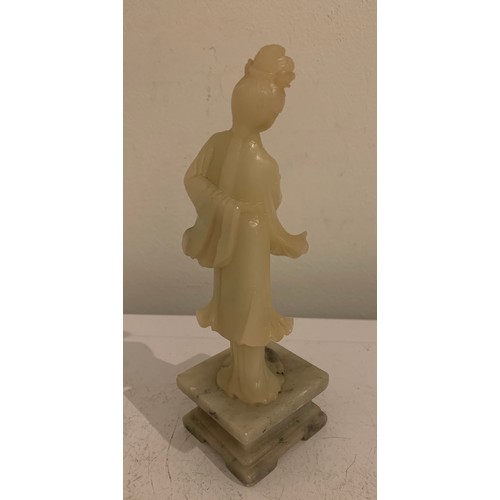 141 - Antique Vintage Oriental Jadeite Statue
16 cms h