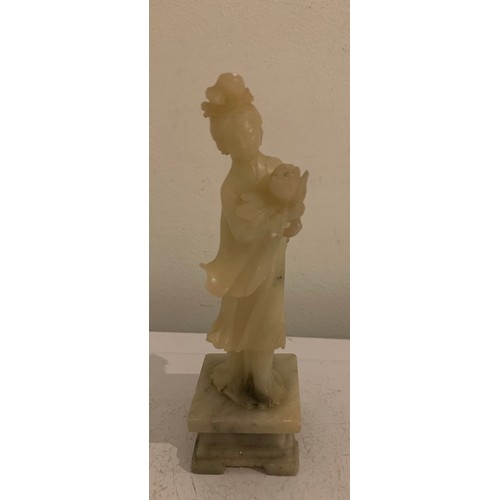 141 - Antique Vintage Oriental Jadeite Statue
16 cms h