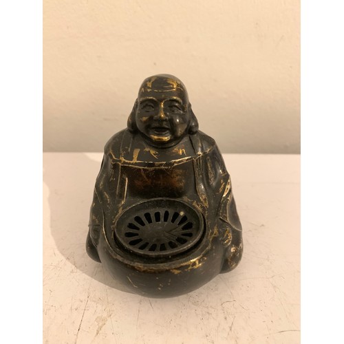 142 - Metal Censer In The a form Of A Buddha
7 cms h