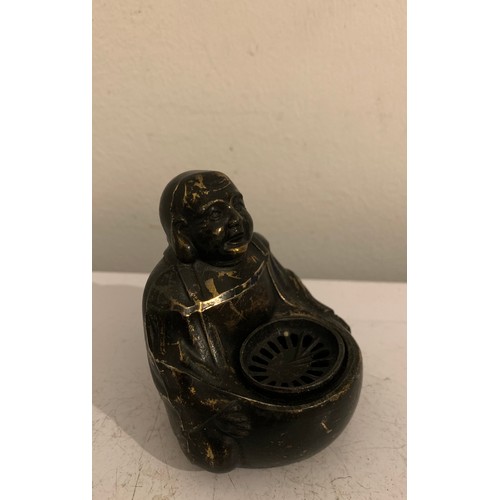 142 - Metal Censer In The a form Of A Buddha
7 cms h