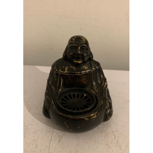 142 - Metal Censer In The a form Of A Buddha
7 cms h