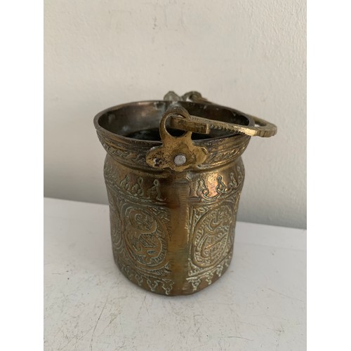 147 - Vintage Bronze Islamic Pot With Handle
9 cms diameter x 15 cms h (incl handle)