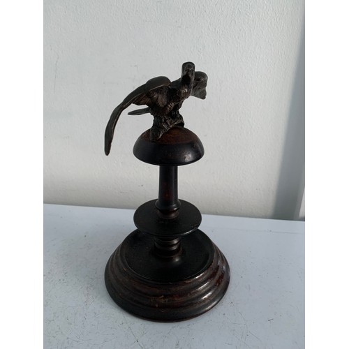 205 - Antique Mounted Bronze Eagle Statue On Stand
18 cms h