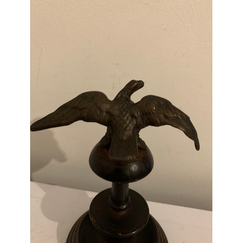 205 - Antique Mounted Bronze Eagle Statue On Stand
18 cms h