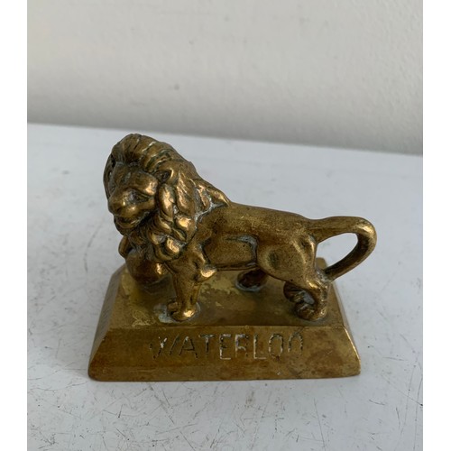 225 - Antique Brass Waterloo Lion Statue
8 x 4 x 7 cms h