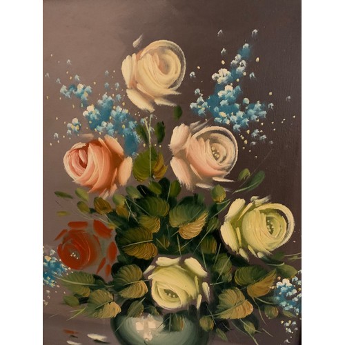 231 - Vintage Framed Floral Oil Painting On Canvas
46 x 36 cms