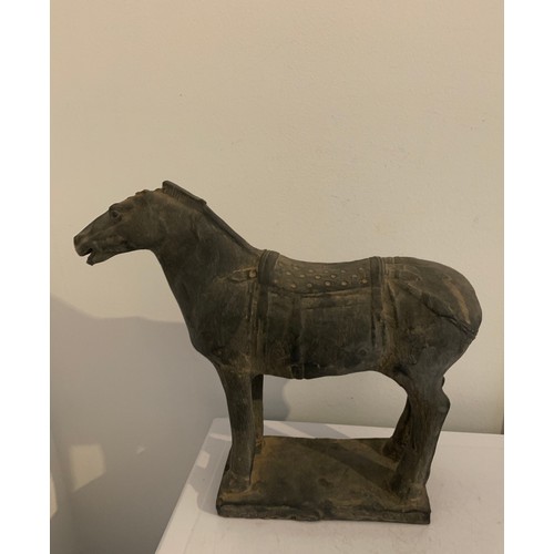 208 - Vintage Tang Style Horse Statue 
35 x 10 x 31 cms h