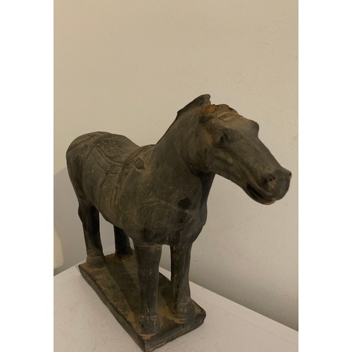 208 - Vintage Tang Style Horse Statue 
35 x 10 x 31 cms h