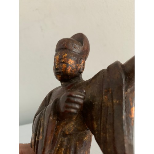 103 - Antique Oriental Gilt Wood Statue
15 cms h