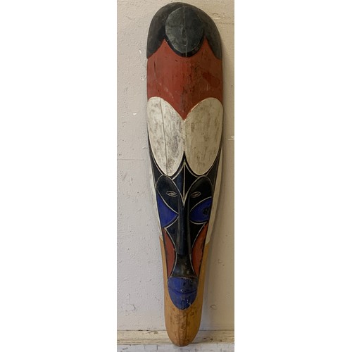 48 - Colourful Tribal art Fang Mask 64cm long