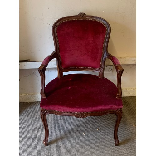 86 - Vintage Louis Style Arm Chair