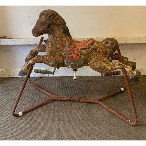 175 - MOBO Spring rocking horse 103cm lonh x 90cm high