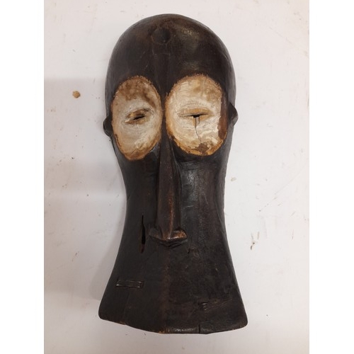 433 - Tribal Art wooden Face mask, 29cm long