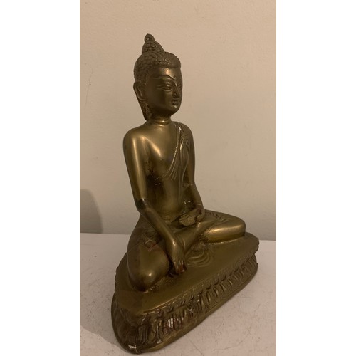 128 - Bronze Buddha Statue 
21 cms h