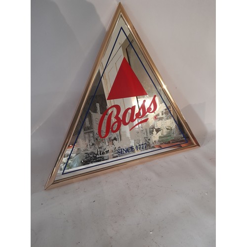 10 - Triangular Advertising Mirror for BASS, 58cm x 65cm