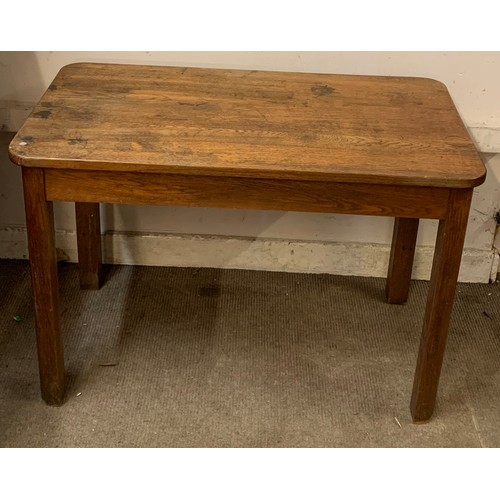 12 - Vintage European Oak Low Table. 90 x 50 x 61 cms