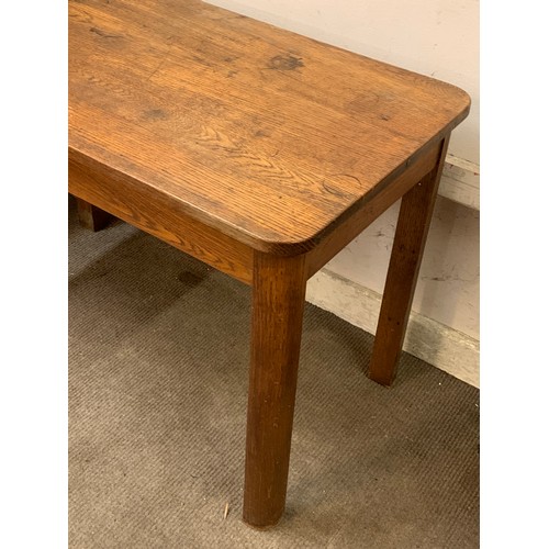 12 - Vintage European Oak Low Table. 90 x 50 x 61 cms