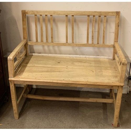 14 - Vintage Rustic Bench. 98 x 49 x 47 cms