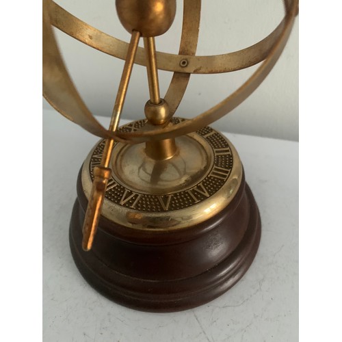 113 - Vintage Brass Armillary Sphere On Stand
10 cms diameter x 18 cms h