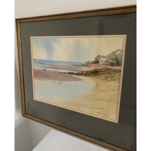 216 - Vintage Coastal Watercolour By Jack Orford
50 x 43 cms