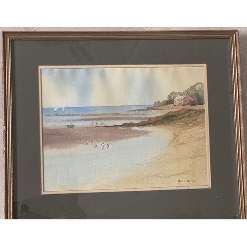 216 - Vintage Coastal Watercolour By Jack Orford
50 x 43 cms