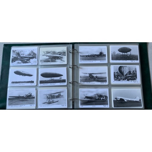 149 - Extensive Set Of 137 Postcards Of Airplanes To Include Spitfire, Messerschmidt, Fokker, Concorde, Va... 