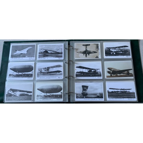 149 - Extensive Set Of 137 Postcards Of Airplanes To Include Spitfire, Messerschmidt, Fokker, Concorde, Va... 