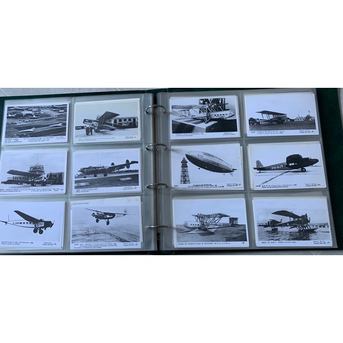 149 - Extensive Set Of 137 Postcards Of Airplanes To Include Spitfire, Messerschmidt, Fokker, Concorde, Va... 