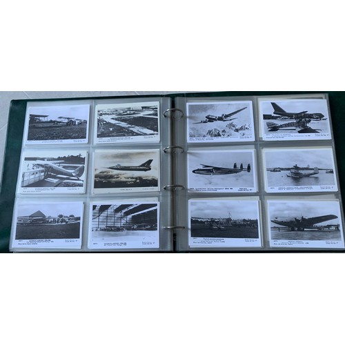 149 - Extensive Set Of 137 Postcards Of Airplanes To Include Spitfire, Messerschmidt, Fokker, Concorde, Va... 