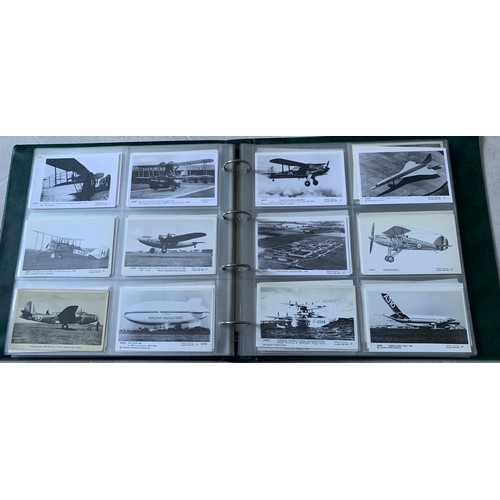 149 - Extensive Set Of 137 Postcards Of Airplanes To Include Spitfire, Messerschmidt, Fokker, Concorde, Va... 