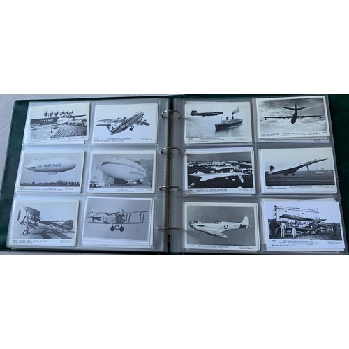 149 - Extensive Set Of 137 Postcards Of Airplanes To Include Spitfire, Messerschmidt, Fokker, Concorde, Va... 