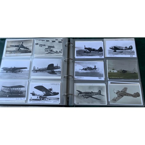 149 - Extensive Set Of 137 Postcards Of Airplanes To Include Spitfire, Messerschmidt, Fokker, Concorde, Va... 