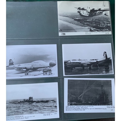 149 - Extensive Set Of 137 Postcards Of Airplanes To Include Spitfire, Messerschmidt, Fokker, Concorde, Va... 