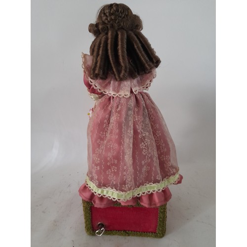 58 - Musical Automaton doll. 39cm high