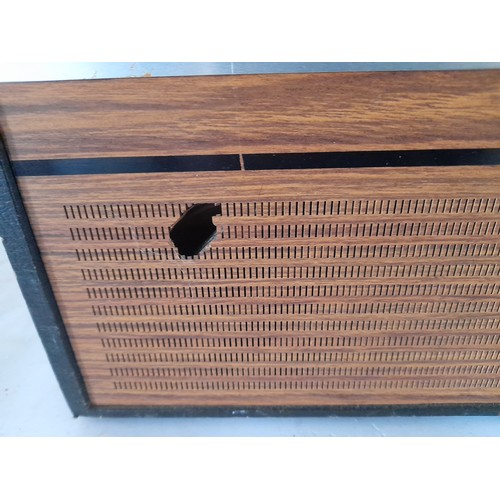 60 - Alba model 442 record layer with removable speaker. small hole in speaker grill. untested