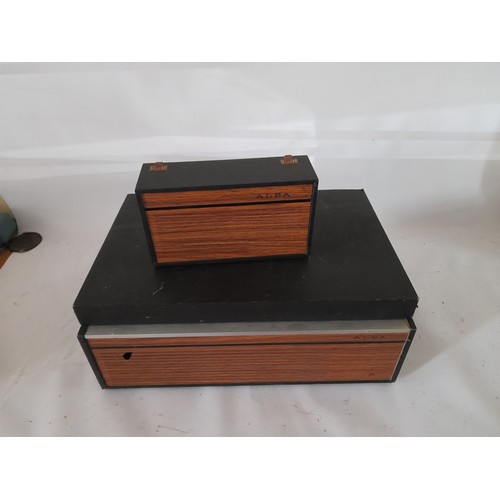 60 - Alba model 442 record layer with removable speaker. small hole in speaker grill. untested