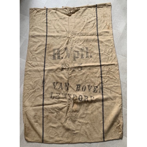 131 - WW2 German Refuelling Sack With National Eagle H.Vpfl. Dated 1943