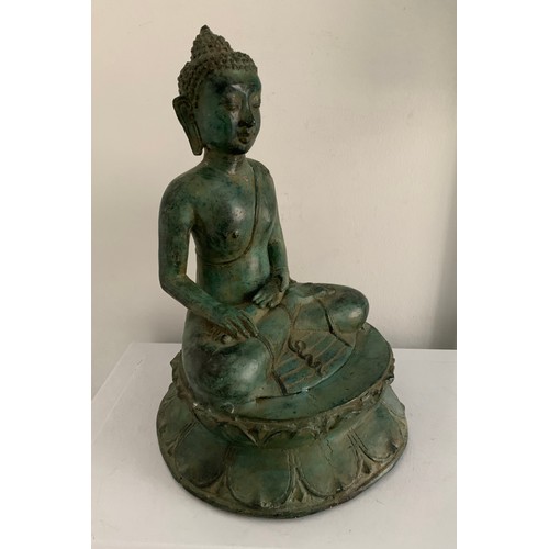 225 - Large Patinated Vintage Brass Buddha Statue
22 x 22 x 32 cms h