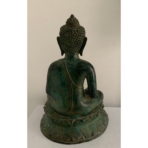 225 - Large Patinated Vintage Brass Buddha Statue
22 x 22 x 32 cms h