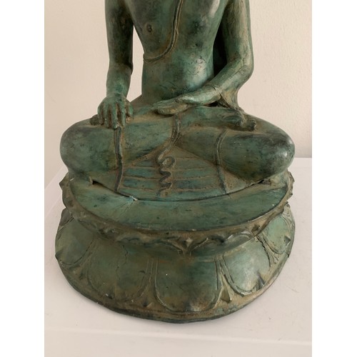 225 - Large Patinated Vintage Brass Buddha Statue
22 x 22 x 32 cms h